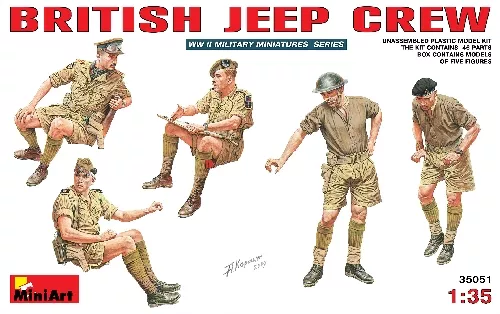 MiniArt - Britische Jeep Crew 